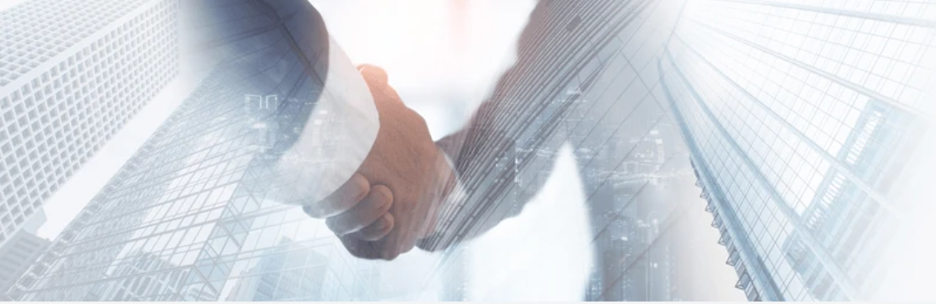 Handshake between two businessmen